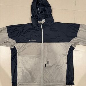 Vintage Columbia Sportswear Mens Hooded Rain Coat Windbreaker Jacket (Packable)